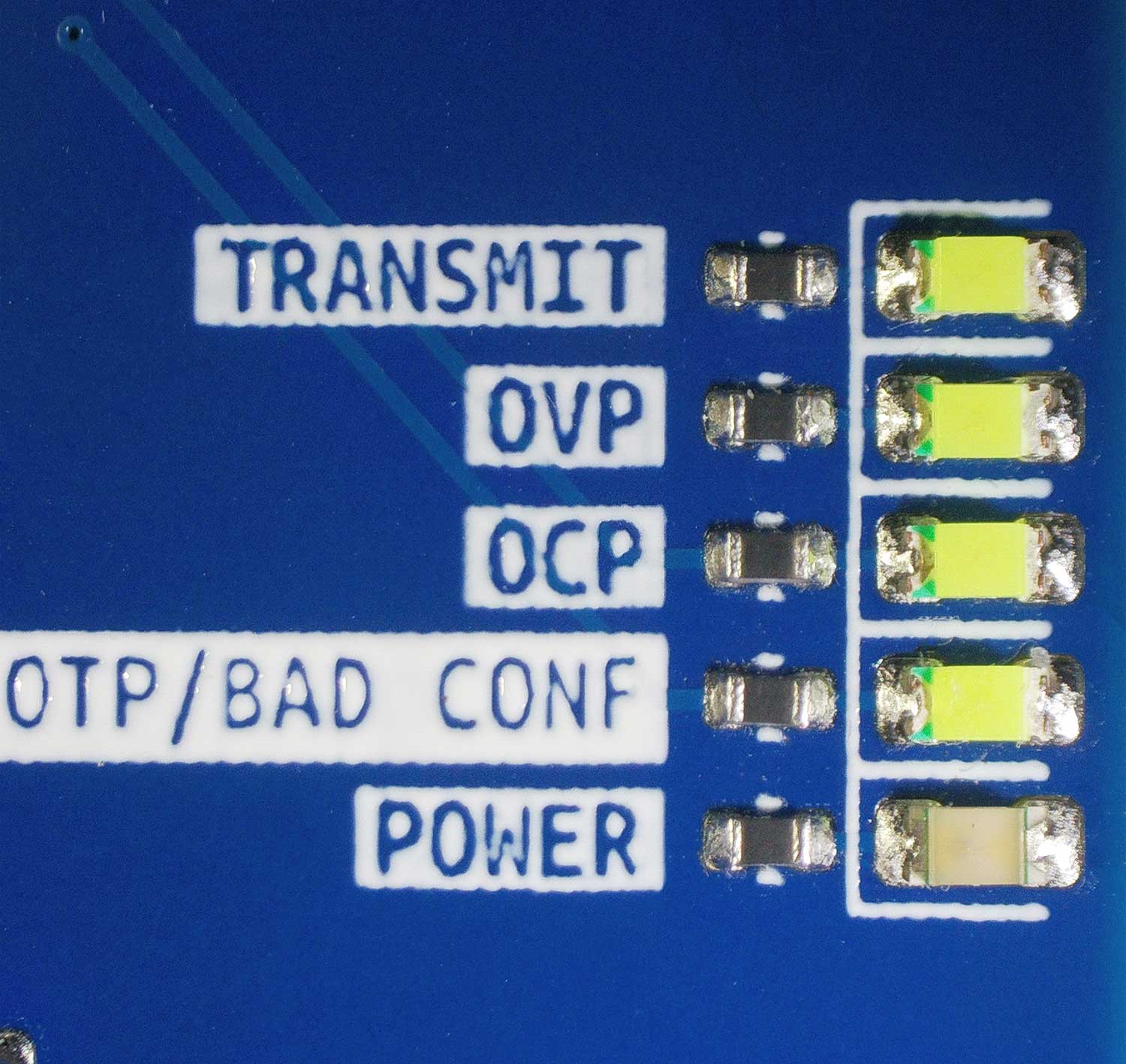 Transmitter LEDs